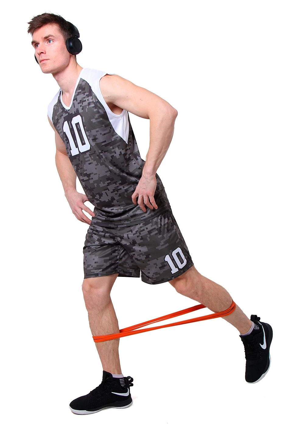 Баскетбольная форма Рассел мужская с полной запечаткой "LINDSEY"#1