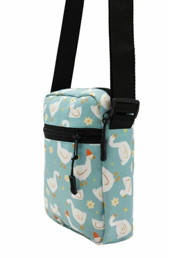 Сумка-мессенджер Ризе, с полной запечаткой "Fine goose"#1