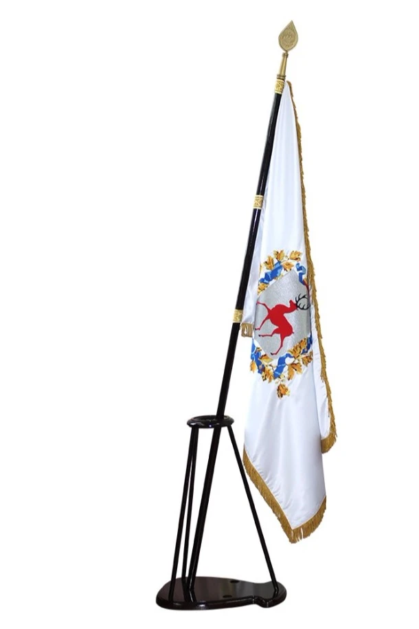 Знамя Нижегородской области вышитое 100х150 см#3 Знамя Нижегородской области вышитое 100х150 см#3