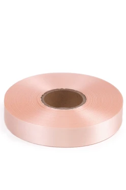 Купить ленту сaтин шириной 20 мм, однотонную кремовую