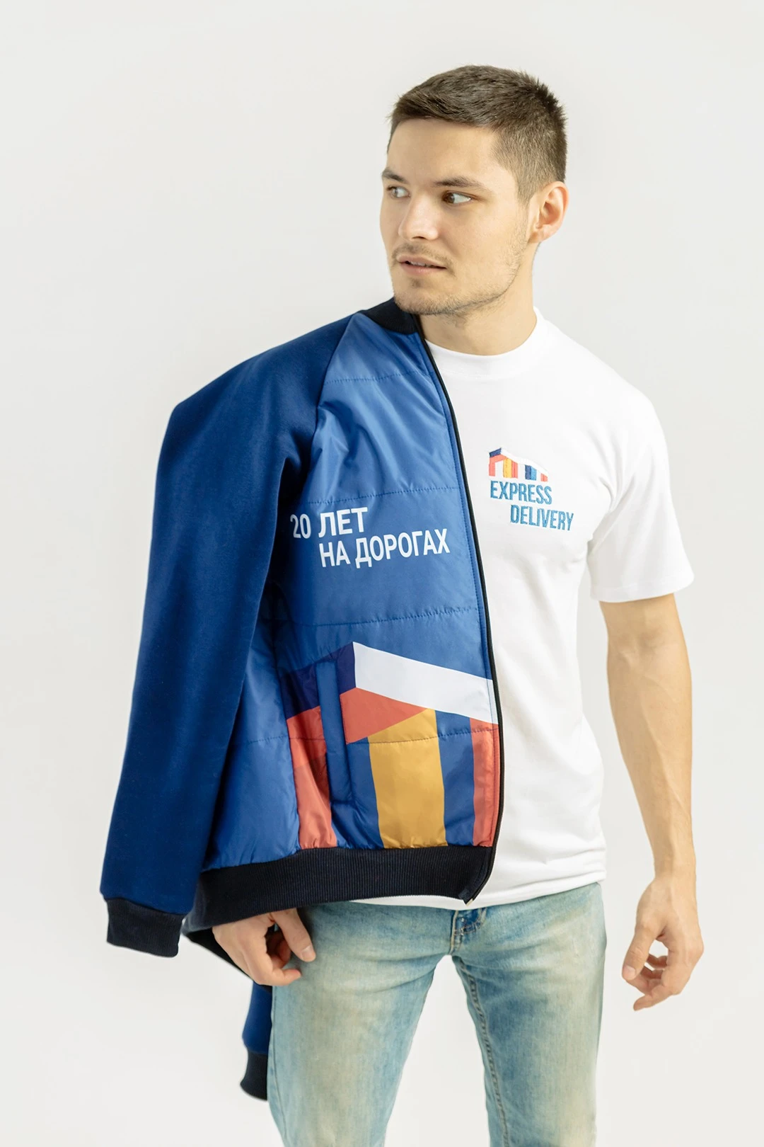 Толстовка Оскар из футера унисекс, с частичной запечаткой#2