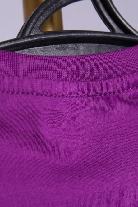 Футболка Премиум унисекс (Modern) однотонная фиолетовая (хлопок)#4