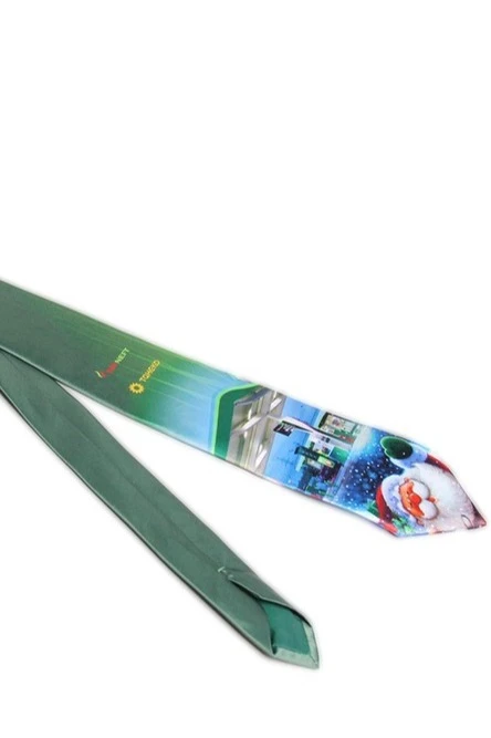 Галстук Классика самовяз мужской, с полной запечаткой "Ded Moroz"#1