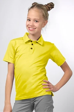 Купить футболку поло Декстер детскую лимонную