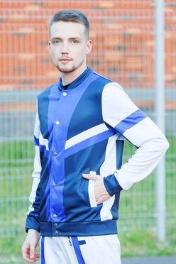 Бомбер Блэйд унисекс с полной запечаткой "Game team"