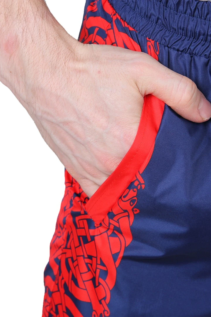 Брюки Олимпик спортивные унисекс с полной запечаткой "Dragons"#3