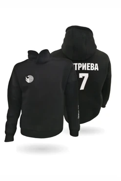 Купить худи Кинг из футера унисекс, оранжевую "Феникс"