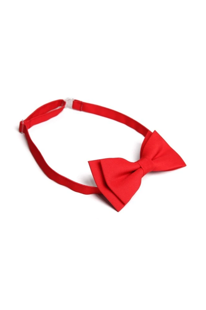 Галстук-бабочка Фэшн на фурнитуре мужская, с полной запечаткой "Red"#1