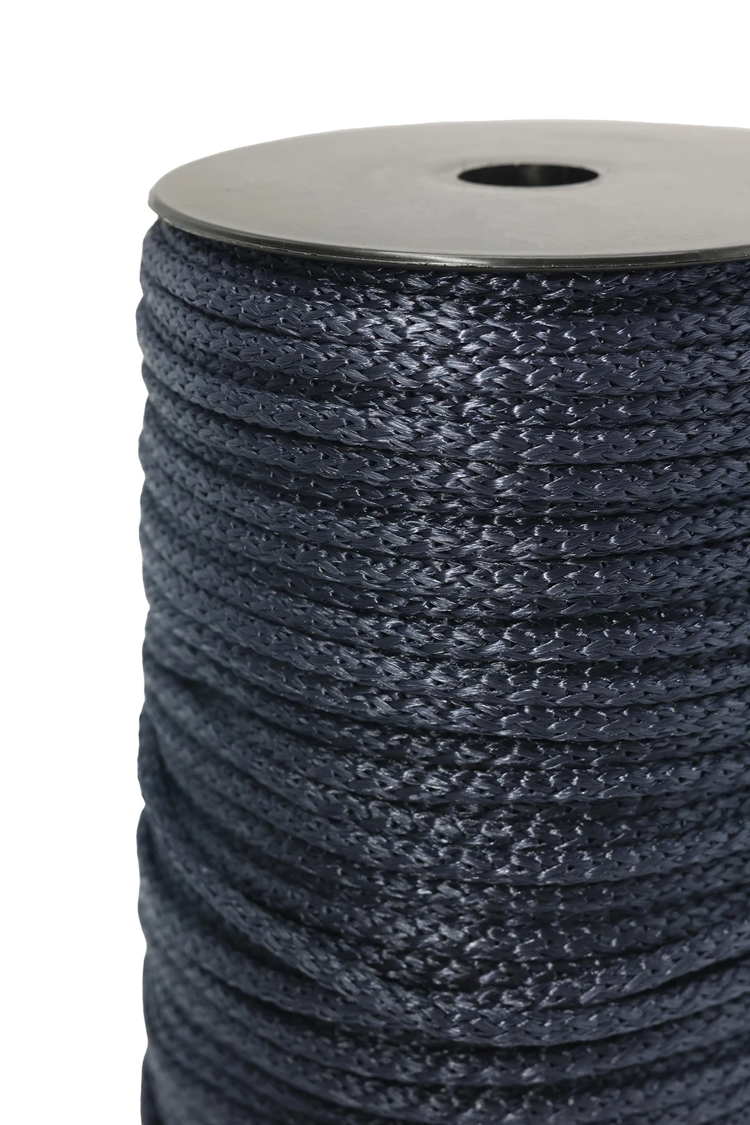 Шнур круглый с сердечником 100% ПЭ, 5 мм темно-синий#1