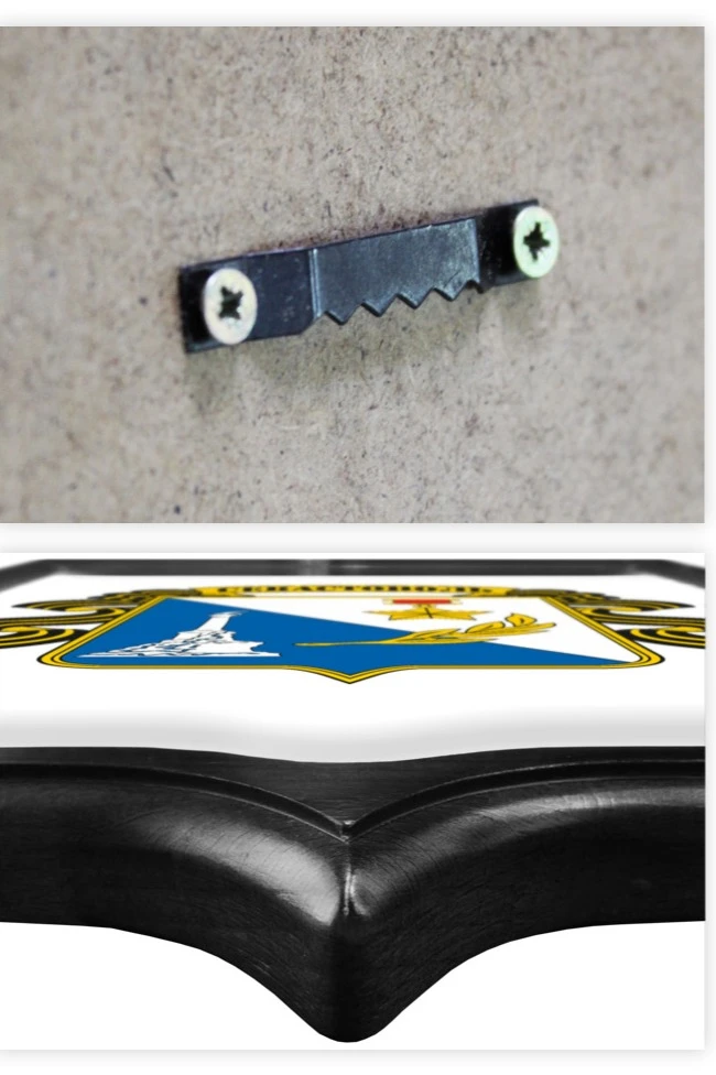 Купить Герб Севастополя 35х43 см печатный темная  рамка (большая форма)