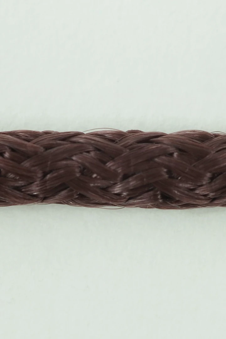 Шнур круглый с сердечником 100% ПЭ, 5 мм коричневый#2