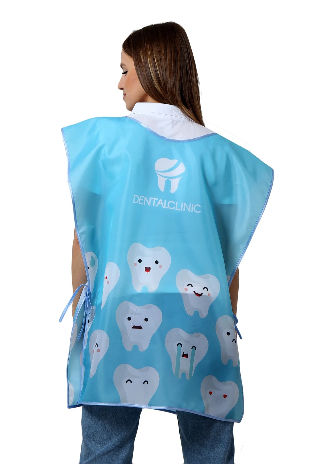 Накидка Инсайт 60х80 см, с полной запечаткой "DENTALCLINIC"#2 Накидка Инсайт 60х80 см, с полной запечаткой "DENTALCLINIC"#2