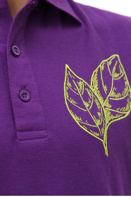 Поло Нэкст унисекс (Stan), однотонная "Leaves"#6