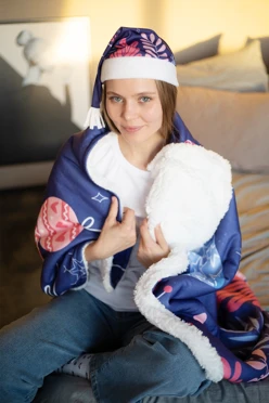 Купить колпак Новогодний с принтом "Happy Christmas"