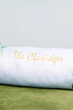 Подушка-валик 16х45 см, с принтом "The Claridges"#2