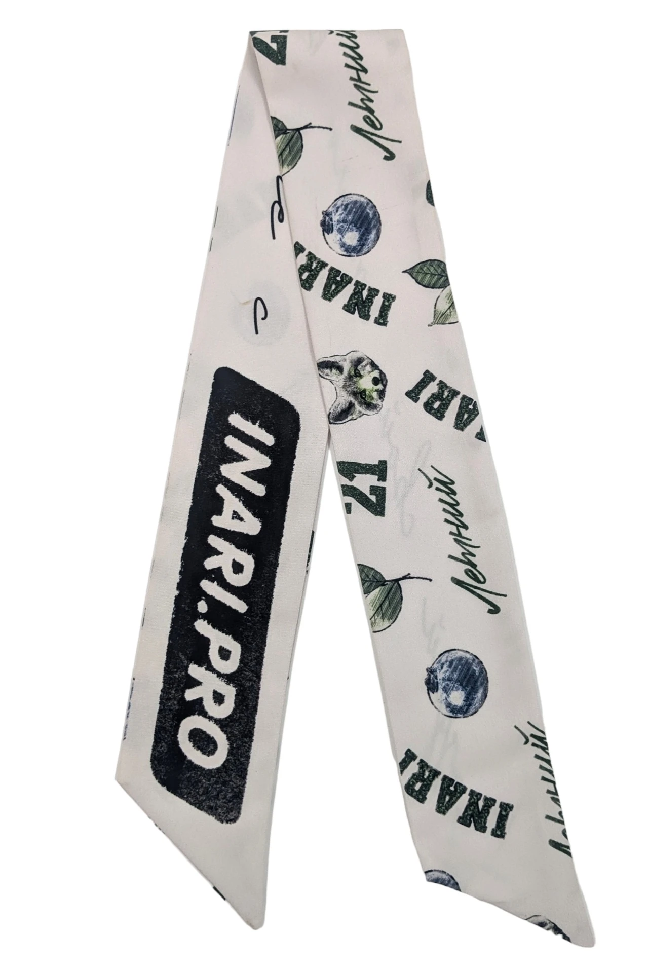 Шарф-платок Твилли двухслойный 7х90 см, с полной запечаткой#4