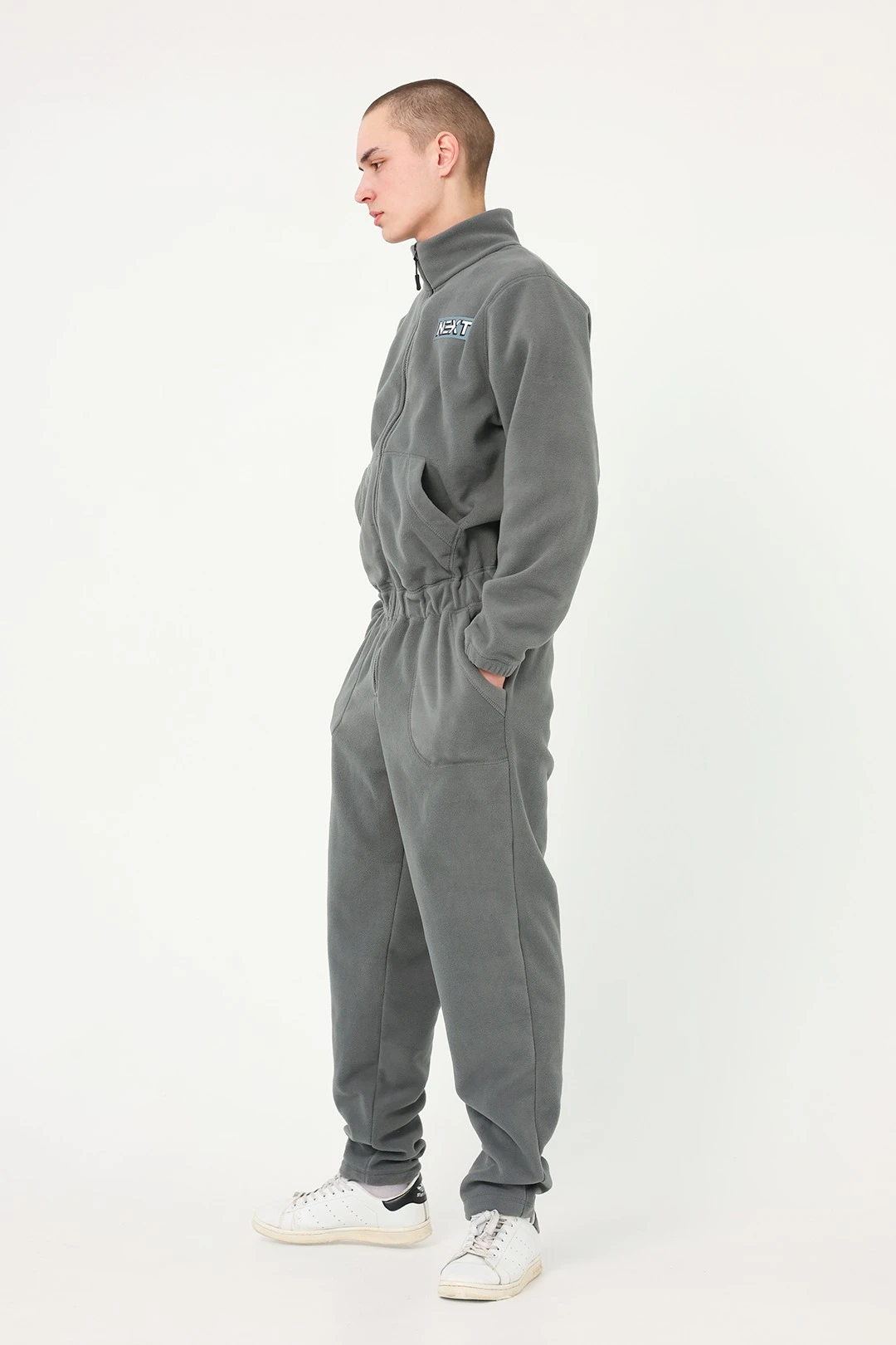 Комбинезон Тайлер флисовый унисекс, однотонный#2