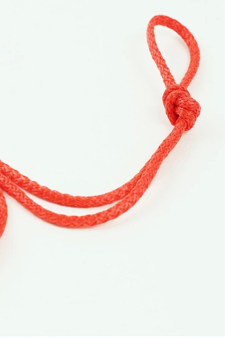 Шнур круглый с сердечником 100% ПЭ, 5 мм красный#2 Шнур круглый с сердечником 100% ПЭ, 5 мм красный#2