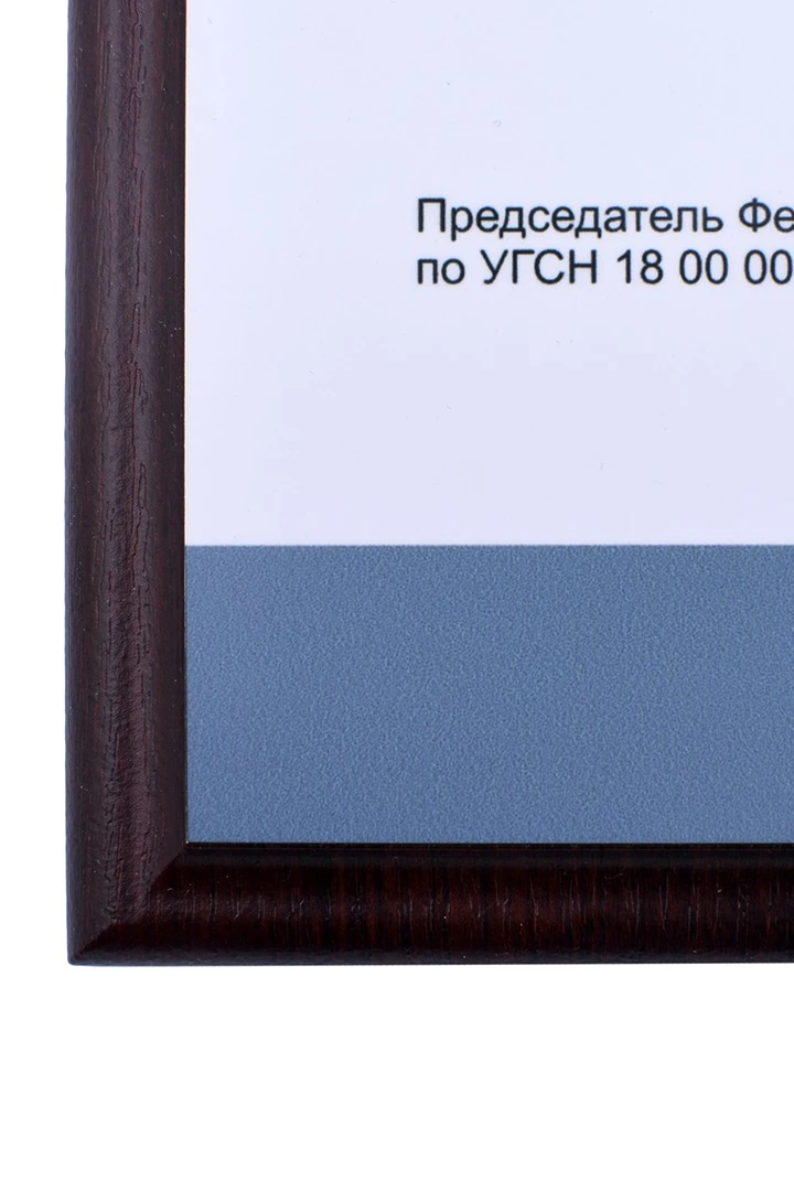 Плакетка 15х20 см с нанесением, вишня (профиль О)#2