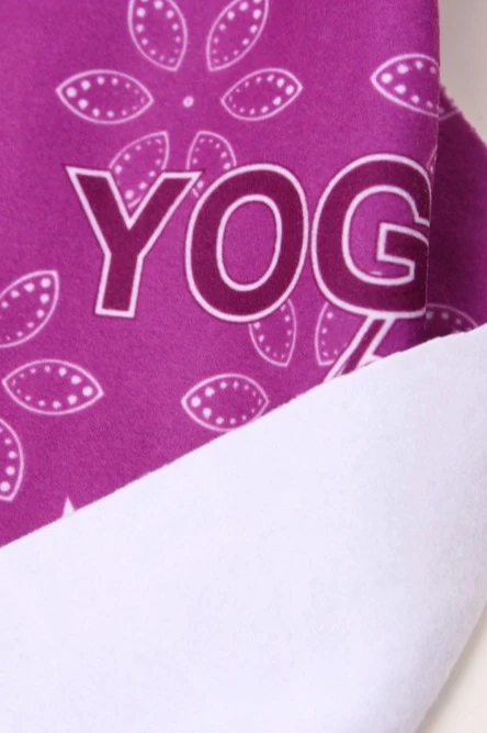 Шарф однослойный утепленный 15х150 см, с полной запечаткой "Yoga"#7