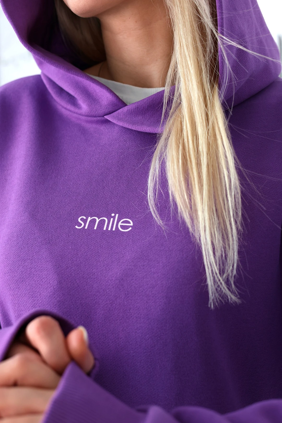 Купить толстовку Шелби из футера унисекс, однотонную