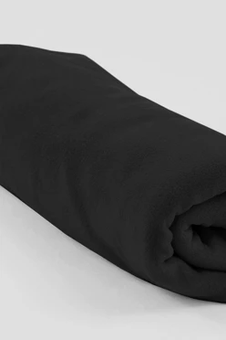 Купить плед Эконом (без обработки) флисовый 160х170 см, однотонный черный