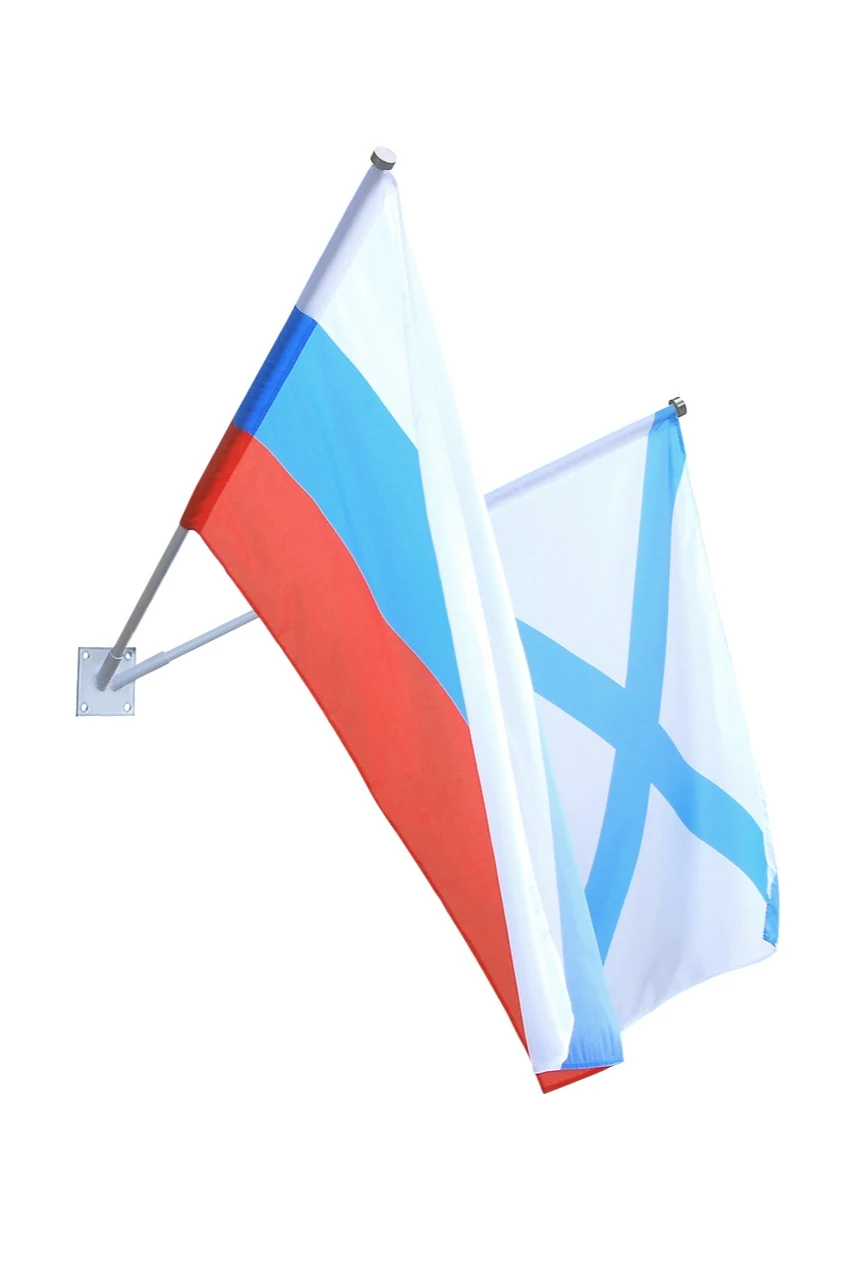 Кронштейн уличный настенный на 2 штока с алюминиевым древком 2 м#2