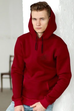 Купить толстовку Майк унисекс бордовую