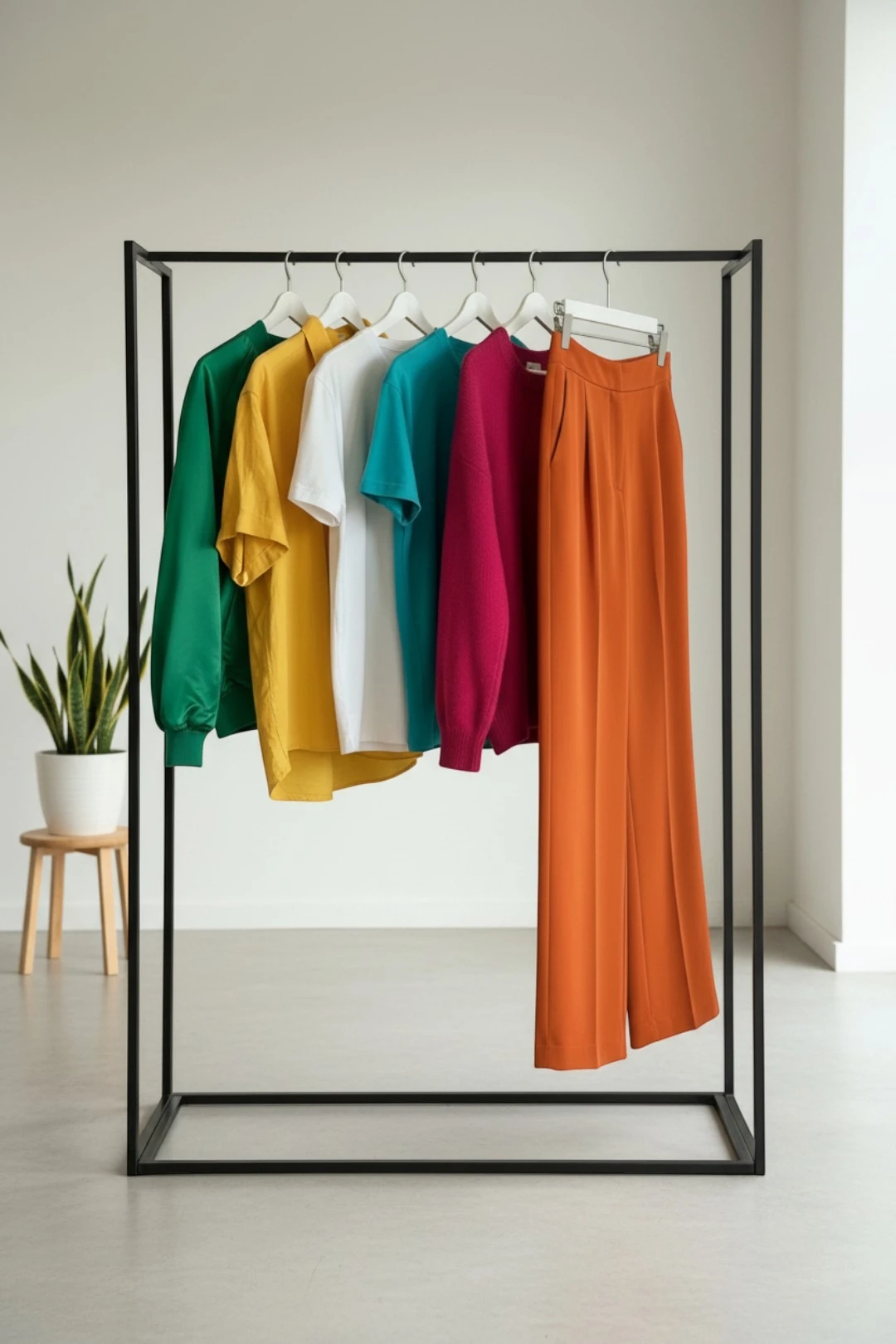 Напольная вешалка для одежды "Гранж", металлическая, 120×155×40 см#4