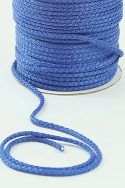 Купить шнур круглый с сердечником 6 мм пэ, василек