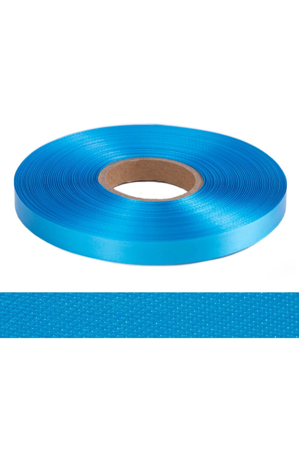 Купить ленту сaтин шириной 10 мм, однотонную голубую