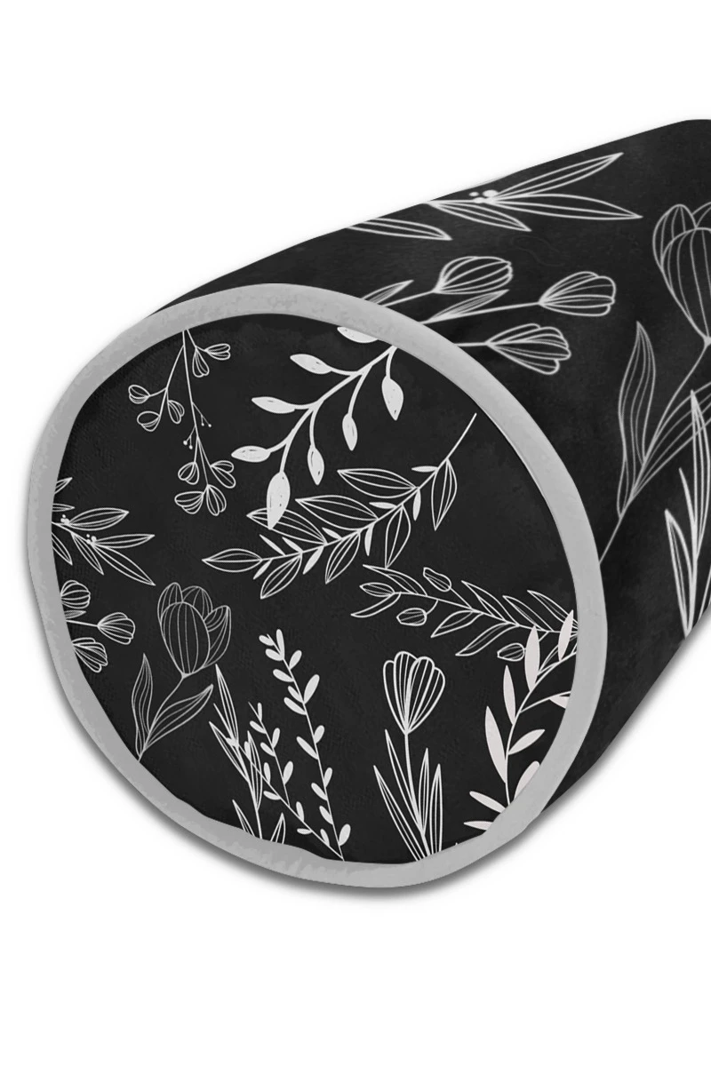 Купить подушку-валик 16х45 см, с принтом "Leaves only"