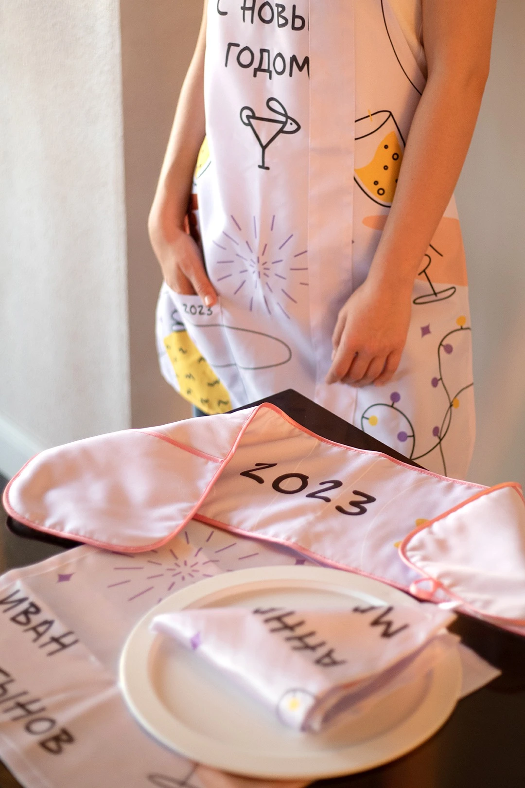 Фартук Мастер с полной запечаткой "New Year"#1