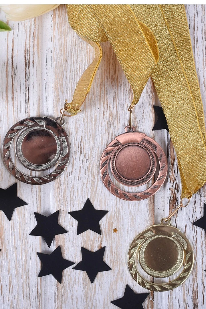 Медаль металлическая МК346 50мм#3