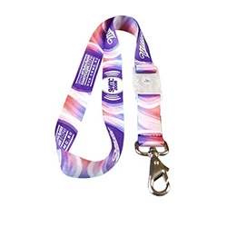 Лента для бейджа с печатью