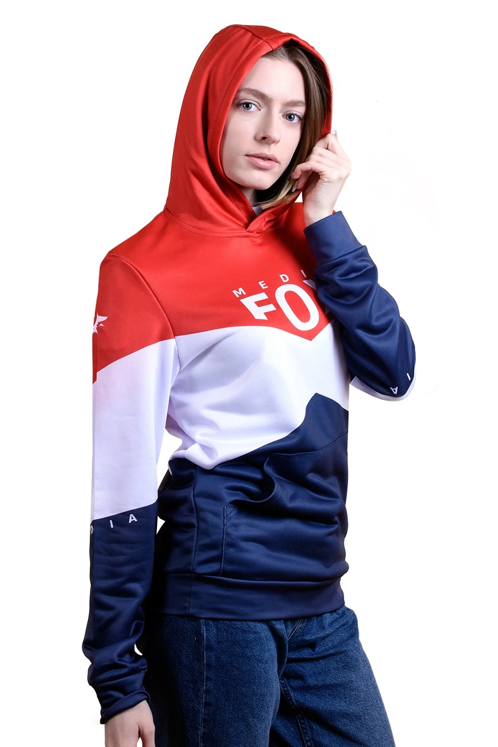 Купить Худи Томми унисекс с карманами с полной запечаткой