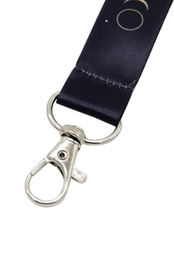 Лента для бейджа атлас люкс ширина 2 см, с карабином-люкс, с печатью#1 Лента для бейджа атлас люкс ширина 2 см, с карабином-люкс, с печатью#1