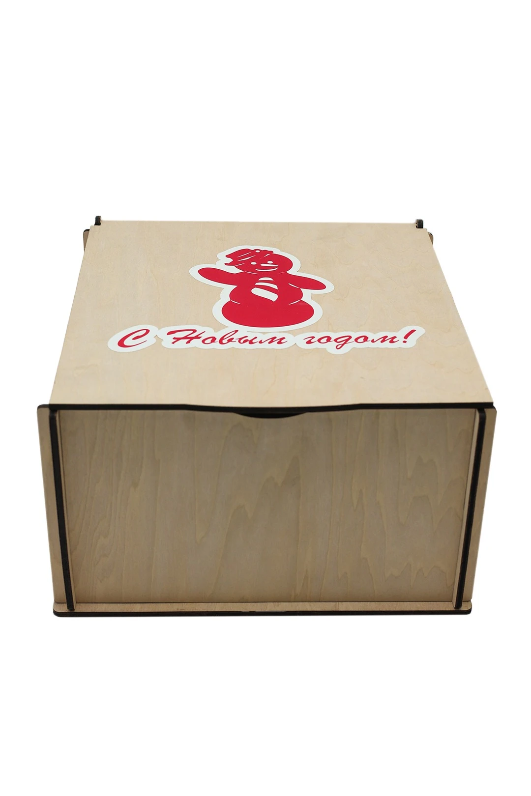 Купить коробка из фанеры с нанесением 220х232х139 мм