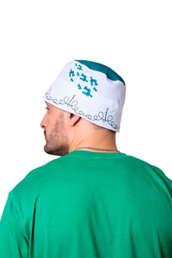 Панама Ямайка с отстроченными полями, с полной запечаткой "Catch fish"#1