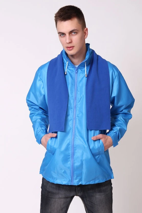 Шарф флисовый однослойный 15х120 см, однотонный#3