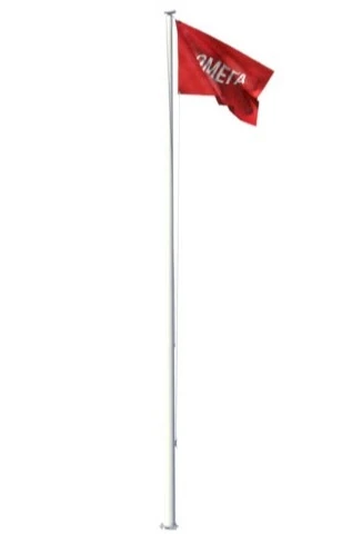 Аренда флагштока из стекловолокна с открытым механизмом 6 м#6