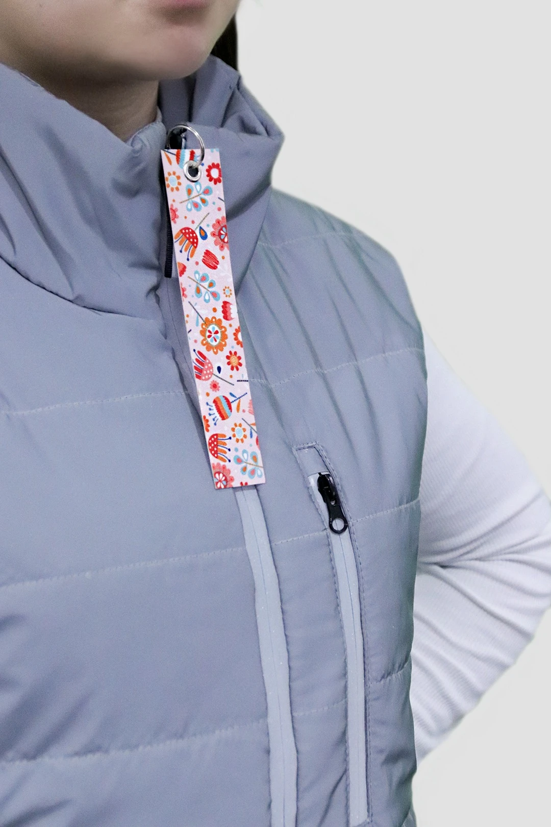 Купить ремувку-шеврон 3х15 см с люверсом "Summer vibe"