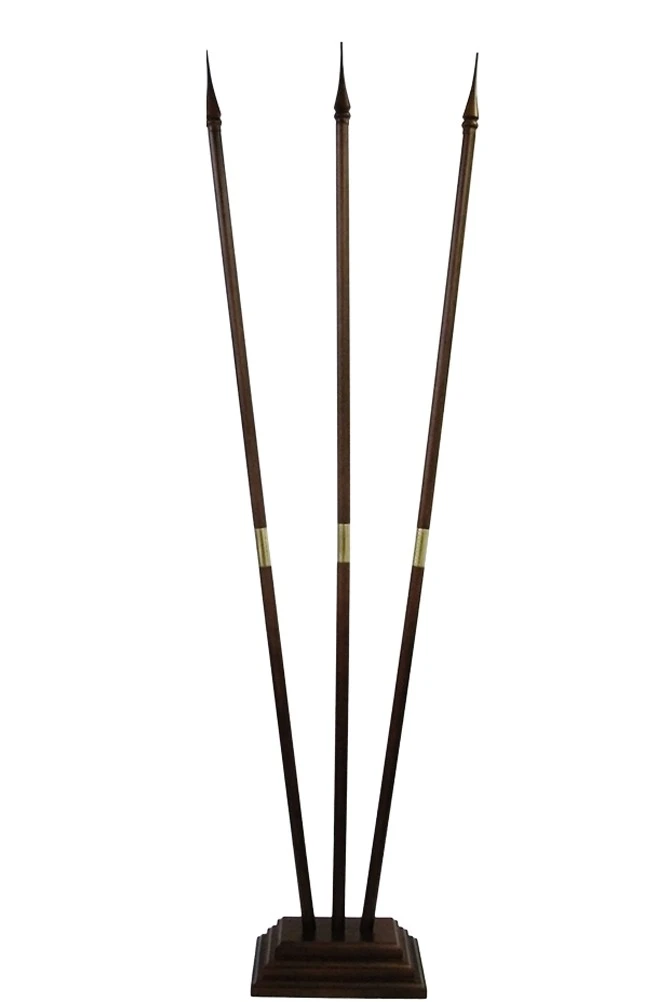 Арендовать подставку деревянную с основанием Пирамида (бук темный) 3 штока 2,2 м