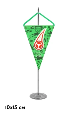 Купить вымпел стрела печатный из габардина обрезной край, 10х15 см Купить вымпел стрела печатный из габардина обрезной край, 10х15 см