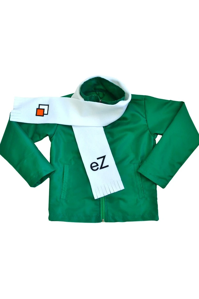 Шарф флисовый однослойный 15х130 см, однотонный "eZ"#4