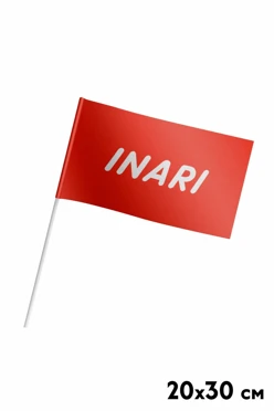 Купить флажок с логотипом фирменный 20х30 см Купить флажок с логотипом фирменный 20х30 см
