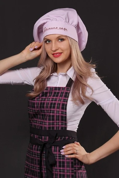 Купить колпак Корица поварской взрослый "Мамино кафе"