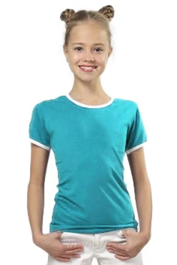 Купить футболку Атлетик детскую бело-голубую