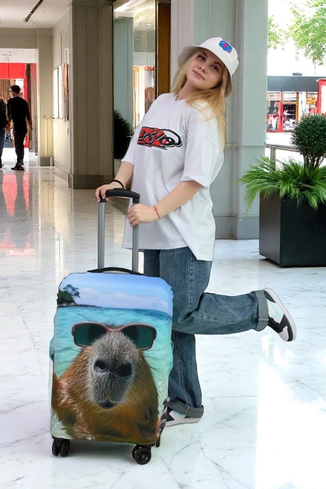 Чехол для чемодана размер М#2