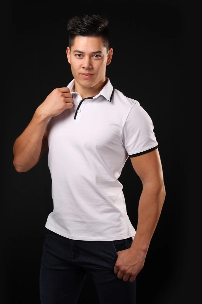 Поло Лайн унисекс комбинированная (хлопок)#1